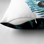 New Zealand Lawn Bowls Custom Pillow Cover Aotearoa Silver Fern Paua Shell - Aussie Hoodie