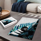 New Zealand Lawn Bowls Custom Puzzle Aotearoa Silver Fern Paua Shell - Aussie Hoodie