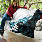 New Zealand Lawn Bowls Custom Quilt Aotearoa Silver Fern Paua Shell - Aussie Hoodie