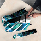 New Zealand Lawn Bowls Custom Umbrella Aotearoa Silver Fern Paua Shell - Aussie Hoodie