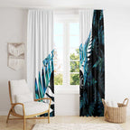 New Zealand Lawn Bowls Custom Window Curtain Aotearoa Silver Fern Paua Shell - Aussie Hoodie