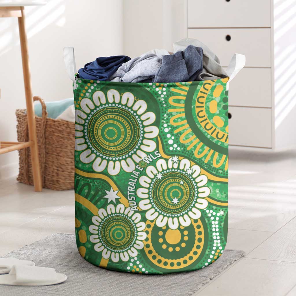 Bowls Australia Laundry Basket Aboriginal Art National Color - Aussie Hoodie