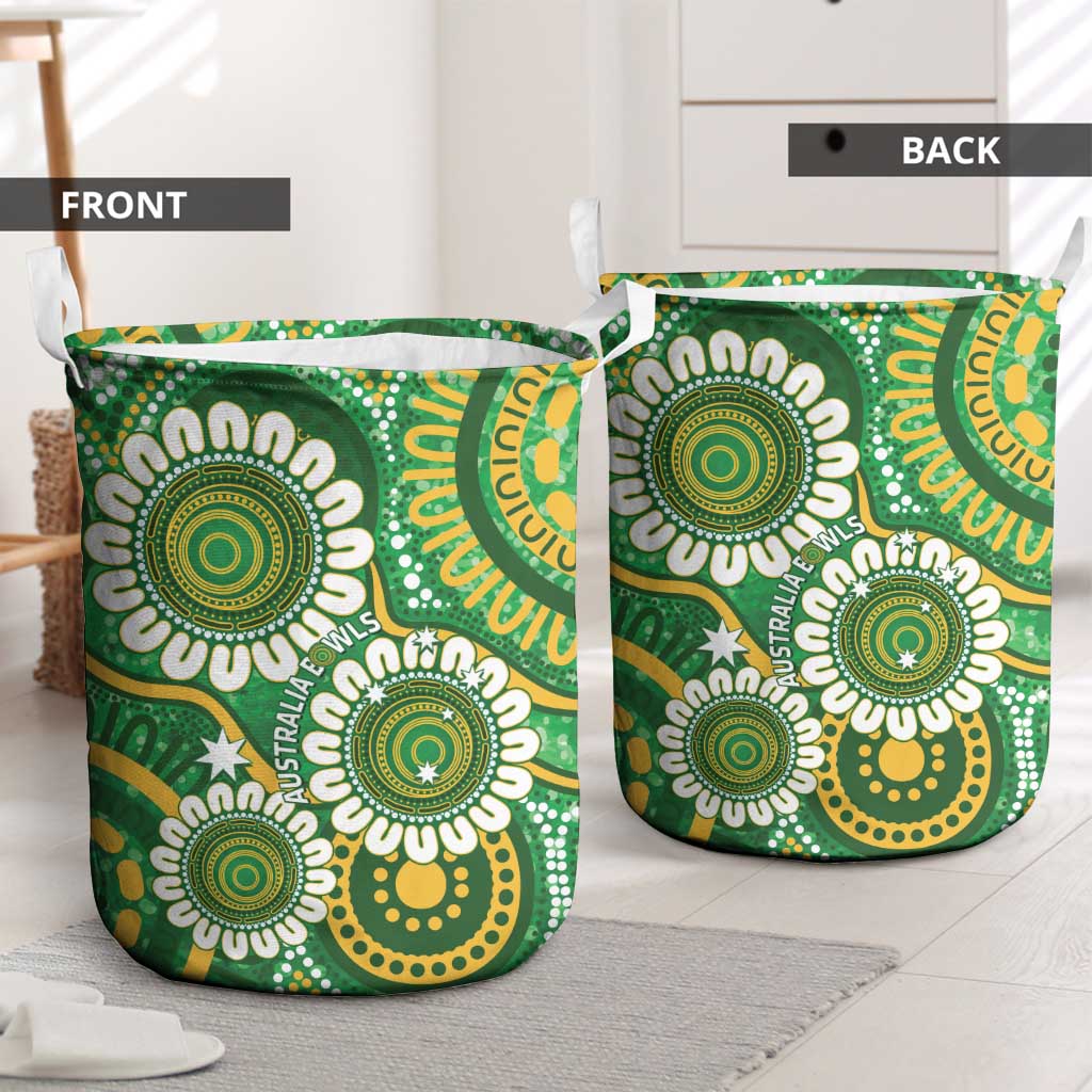 Bowls Australia Laundry Basket Aboriginal Art National Color - Aussie Hoodie