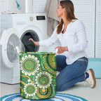 Bowls Australia Laundry Basket Aboriginal Art National Color - Aussie Hoodie