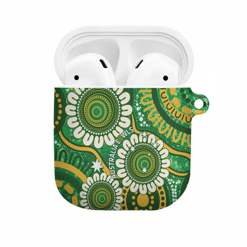 Bowls Australia AirPods Case Aboriginal Art National Color - Aussie Hoodie