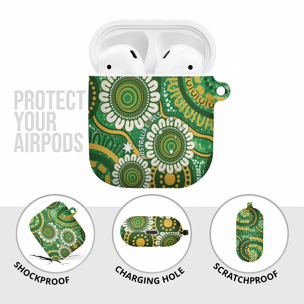 Bowls Australia AirPods Case Aboriginal Art National Color - Aussie Hoodie