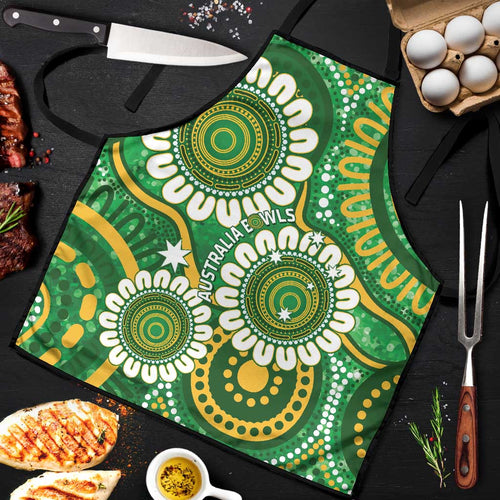 Bowls Australia Apron Aboriginal Art National Color - Aussie Hoodie