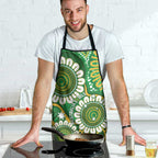 Bowls Australia Apron Aboriginal Art National Color - Aussie Hoodie