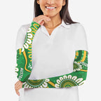Bowls Australia Custom Arm Sleeves Aboriginal Art National Color - Aussie Hoodie