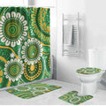 Bowls Australia Bathroom Set Aboriginal Art National Color - Aussie Hoodie