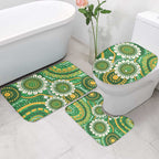 Bowls Australia Bathroom Set Aboriginal Art National Color - Aussie Hoodie
