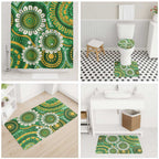 Bowls Australia Bathroom Set Aboriginal Art National Color - Aussie Hoodie