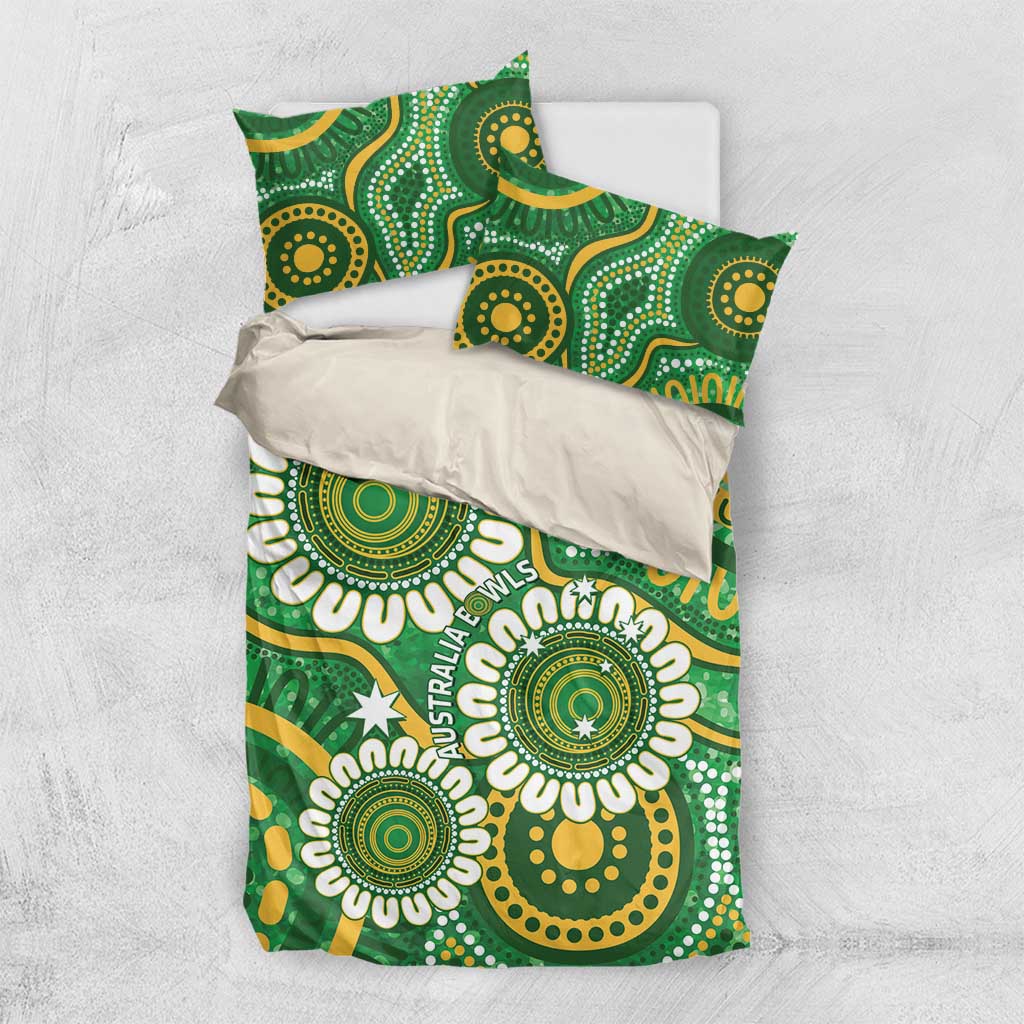 Bowls Australia Bedding Set Aboriginal Art National Color - Aussie Hoodie