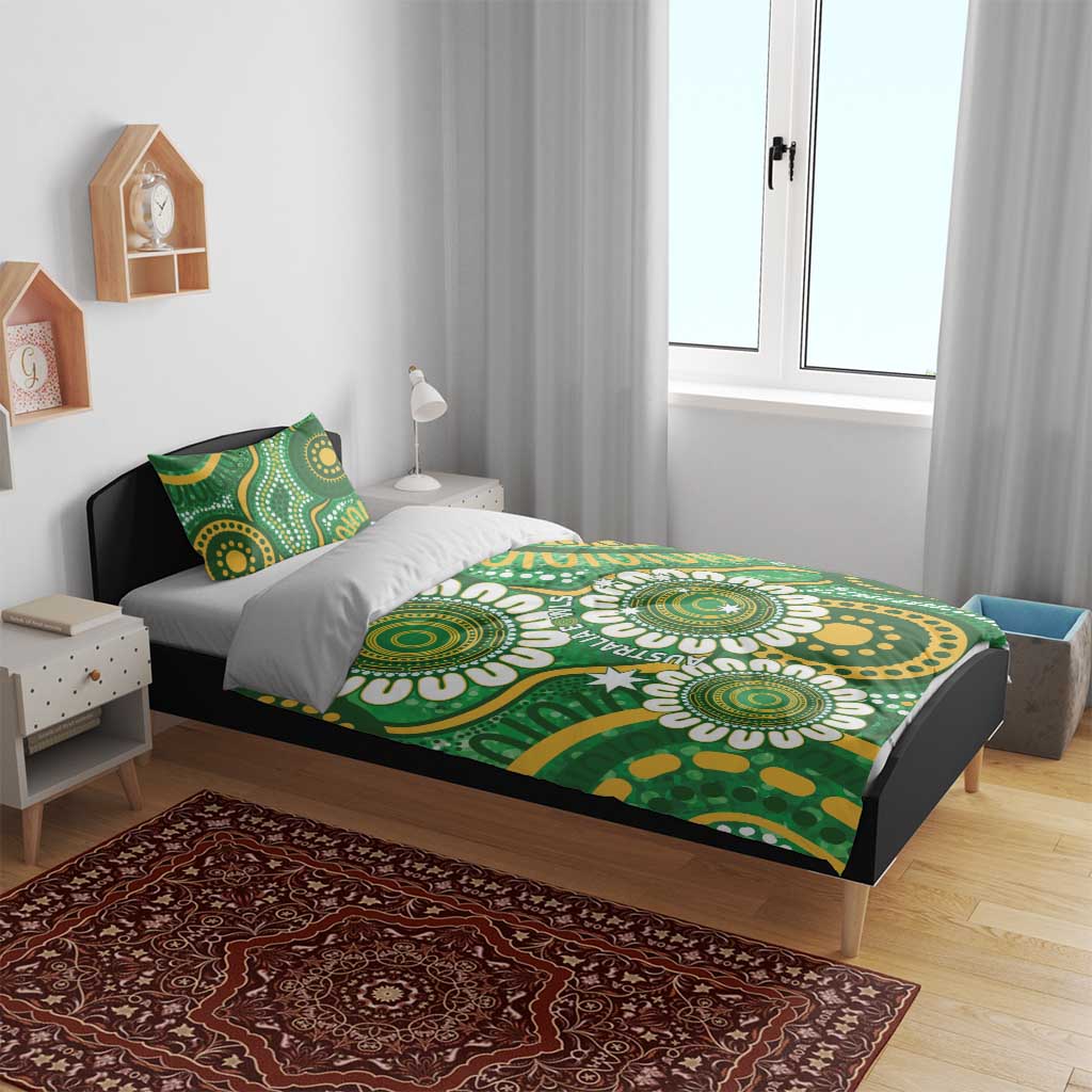Bowls Australia Bedding Set Aboriginal Art National Color - Aussie Hoodie