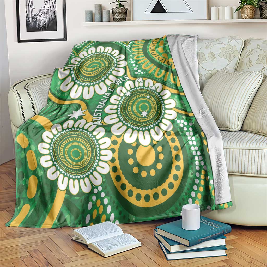Bowls Australia Blanket Aboriginal Art National Color - Aussie Hoodie