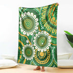 Bowls Australia Blanket Aboriginal Art National Color - Aussie Hoodie