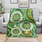 Bowls Australia Blanket Aboriginal Art National Color - Aussie Hoodie