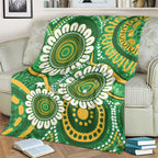 Bowls Australia Blanket Aboriginal Art National Color - Aussie Hoodie