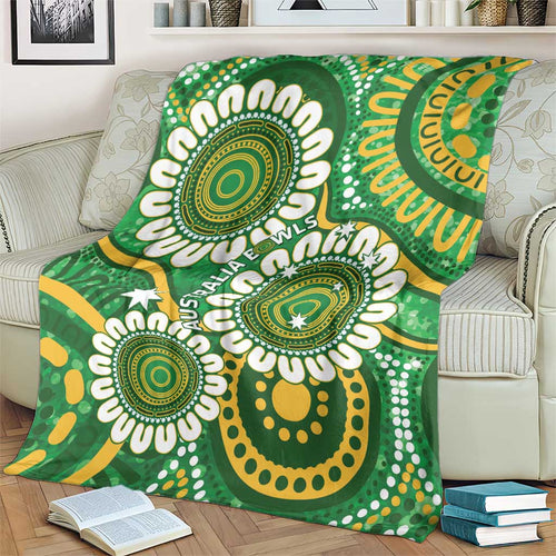 Bowls Australia Blanket Aboriginal Art National Color - Aussie Hoodie