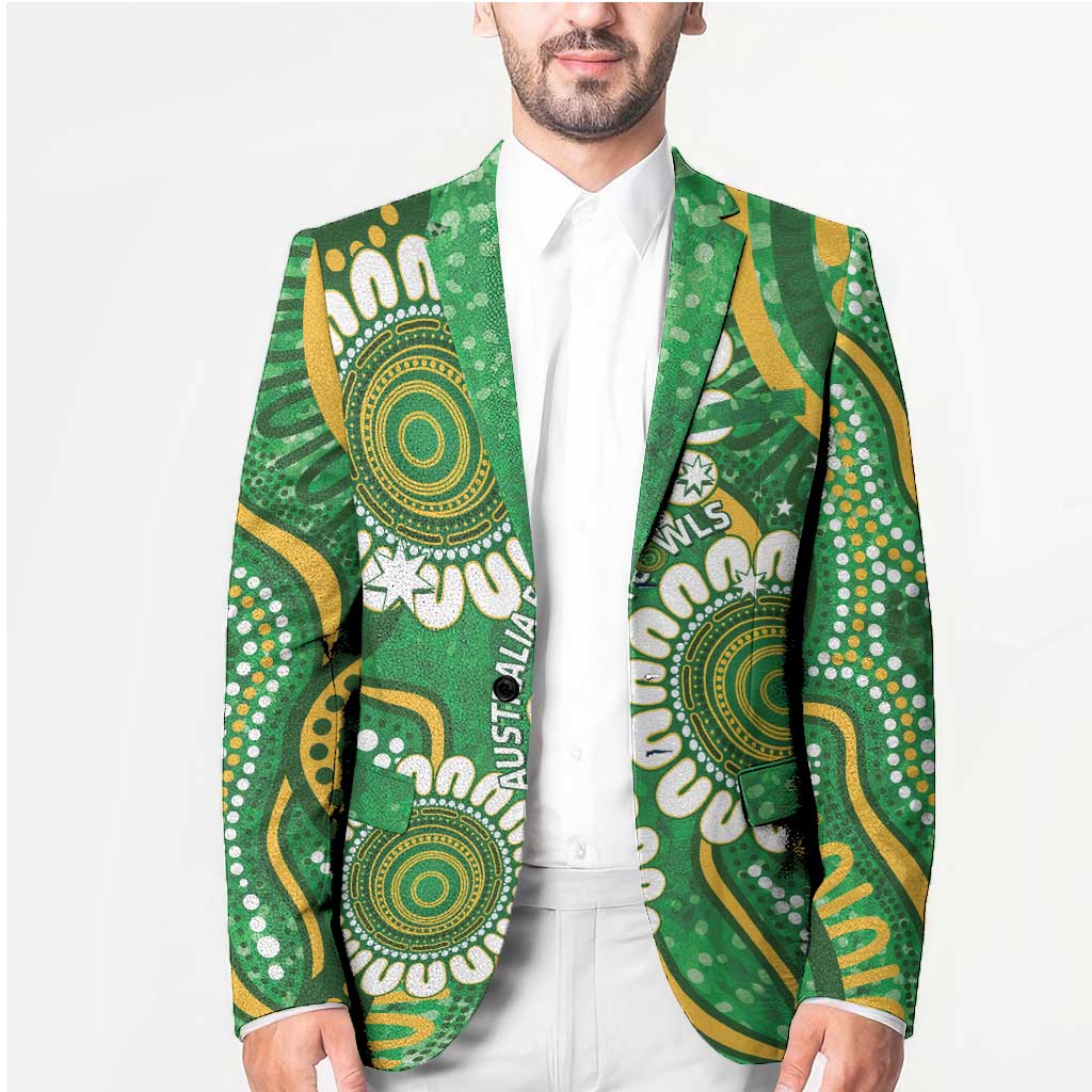 Bowls Australia Custom Blazer Aboriginal Art National Color - Aussie Hoodie