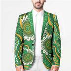 Bowls Australia Custom Blazer Aboriginal Art National Color - Aussie Hoodie