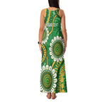 Bowls Australia Custom Family Matching Tank Maxi Dress and Hawaiian Shirt Aboriginal Art National Color - Aussie Hoodie
