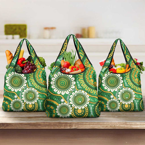 Bowls Australia Grocery Bag Aboriginal Art National Color - Aussie Hoodie
