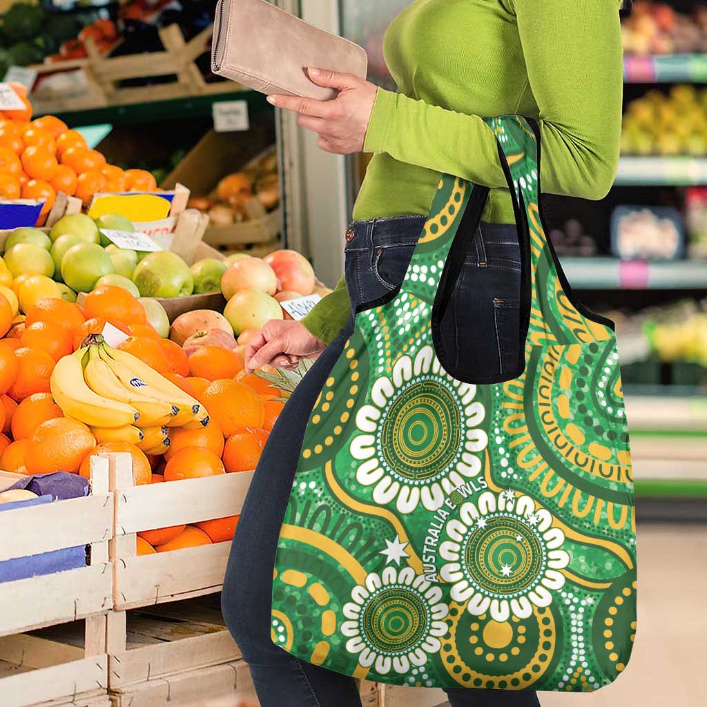 Bowls Australia Grocery Bag Aboriginal Art National Color - Aussie Hoodie