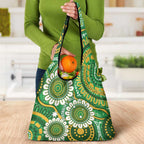 Bowls Australia Grocery Bag Aboriginal Art National Color - Aussie Hoodie