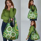 Bowls Australia Grocery Bag Aboriginal Art National Color - Aussie Hoodie