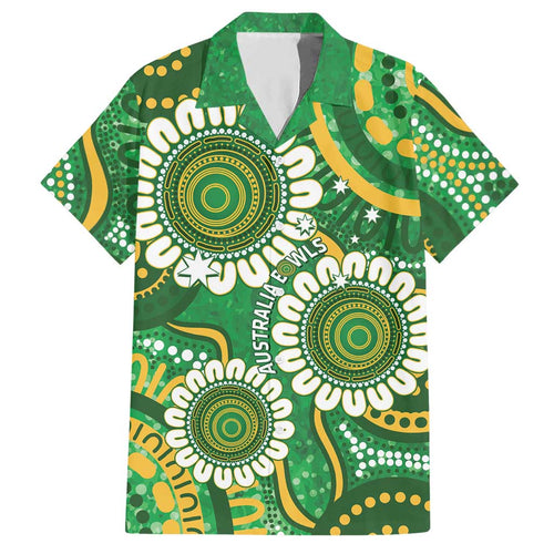 Bowls Australia Custom Hawaiian Shirt Aboriginal Art National Color - Aussie Hoodie