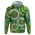 Bowls Australia Custom Hoodie Aboriginal Art National Color - Aussie Hoodie