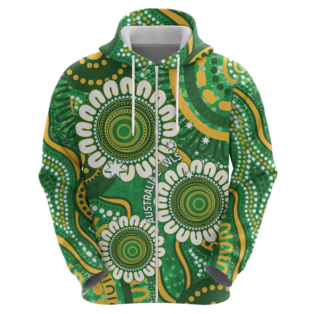 Bowls Australia Custom Hoodie Aboriginal Art National Color - Aussie Hoodie