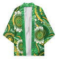 Bowls Australia Custom Kimono Aboriginal Art National Color - Aussie Hoodie