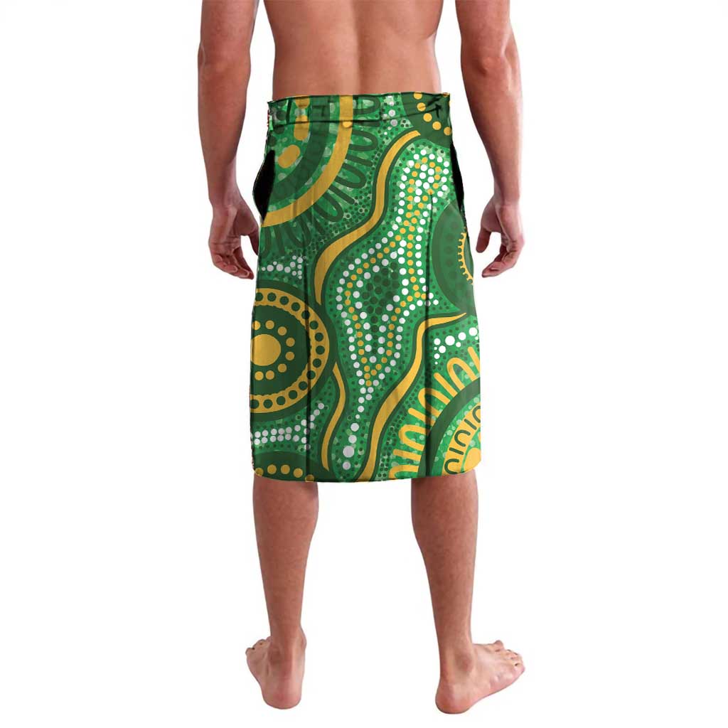 Bowls Australia Custom Lavalava Aboriginal Art National Color - Aussie Hoodie