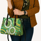 Bowls Australia Leather Bag Aboriginal Art National Color - Aussie Hoodie