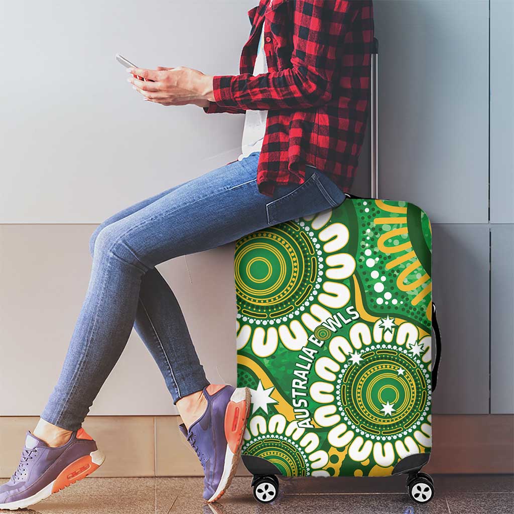 Bowls Australia Luggage Cover Aboriginal Art National Color - Aussie Hoodie