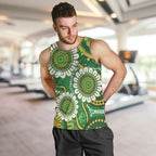Bowls Australia Custom Men Tank Top Aboriginal Art National Color - Aussie Hoodie