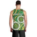 Bowls Australia Custom Men Tank Top Aboriginal Art National Color - Aussie Hoodie