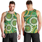 Bowls Australia Custom Men Tank Top Aboriginal Art National Color - Aussie Hoodie