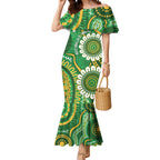 Bowls Australia Custom Mermaid Dress Aboriginal Art National Color - Aussie Hoodie