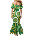 Bowls Australia Custom Mermaid Dress Aboriginal Art National Color - Aussie Hoodie