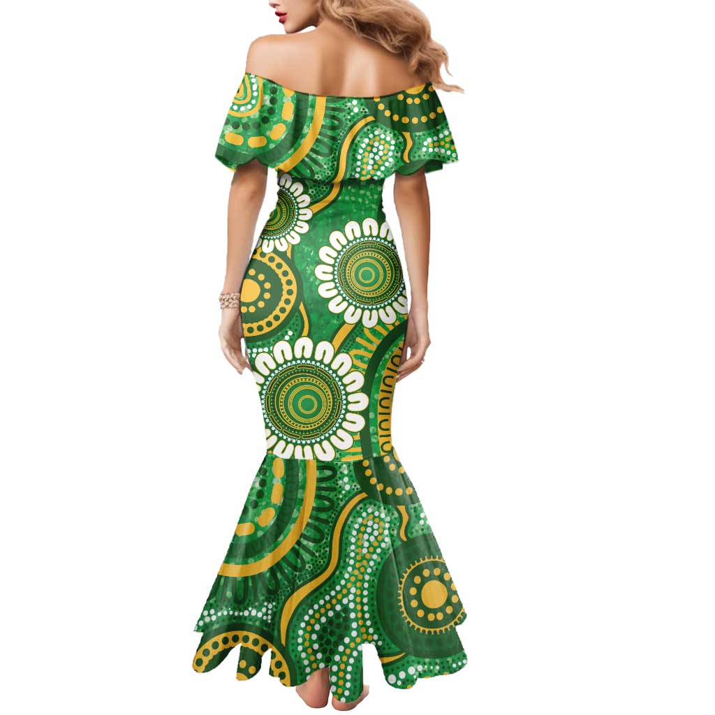 Bowls Australia Custom Mermaid Dress Aboriginal Art National Color - Aussie Hoodie