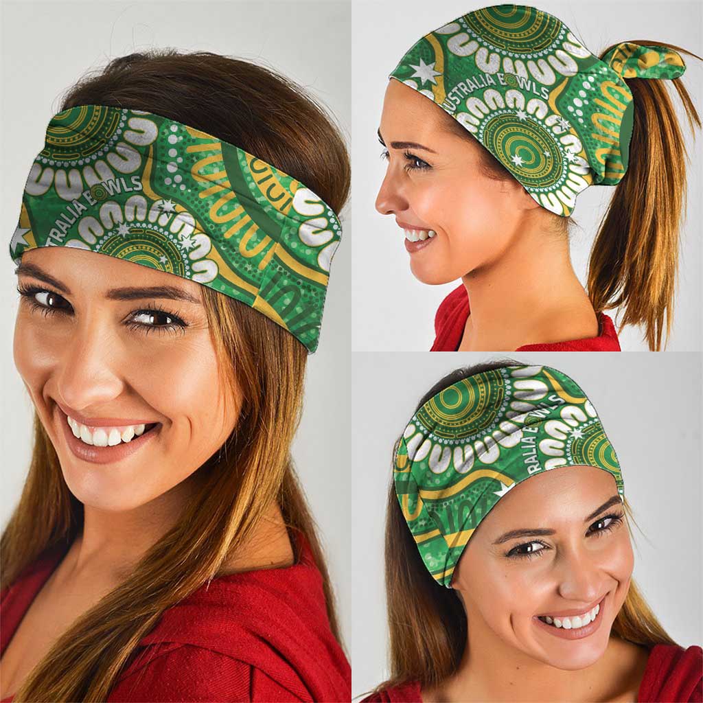 Bowls Australia Neck Gaiter Aboriginal Art National Color - Aussie Hoodie