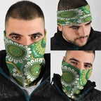 Bowls Australia Neck Gaiter Aboriginal Art National Color - Aussie Hoodie