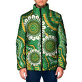 Bowls Australia Custom Padded Jacket Aboriginal Art National Color - Aussie Hoodie