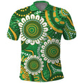 Bowls Australia Custom Polo Shirt Aboriginal Art National Color - Aussie Hoodie