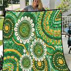Bowls Australia Quilt Aboriginal Art National Color - Aussie Hoodie