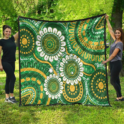 Bowls Australia Quilt Aboriginal Art National Color - Aussie Hoodie