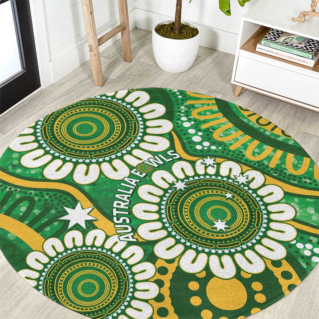 Bowls Australia Round Carpet Aboriginal Art National Color - Aussie Hoodie